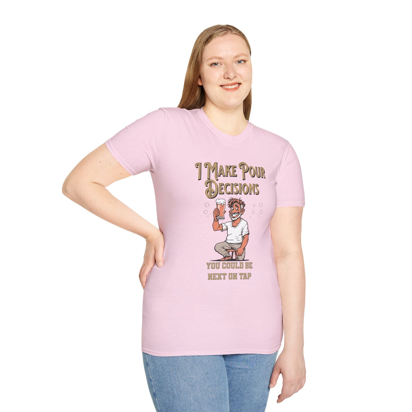 I Make Pour Decisions, Funny Beer Enthusiast Beer Shirt