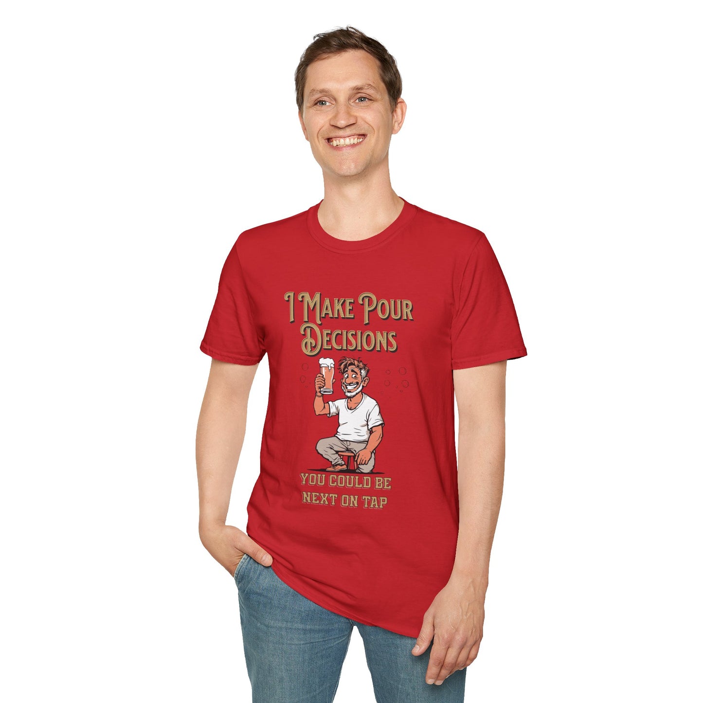 I Make Pour Decisions, Funny Beer Enthusiast Beer Shirt