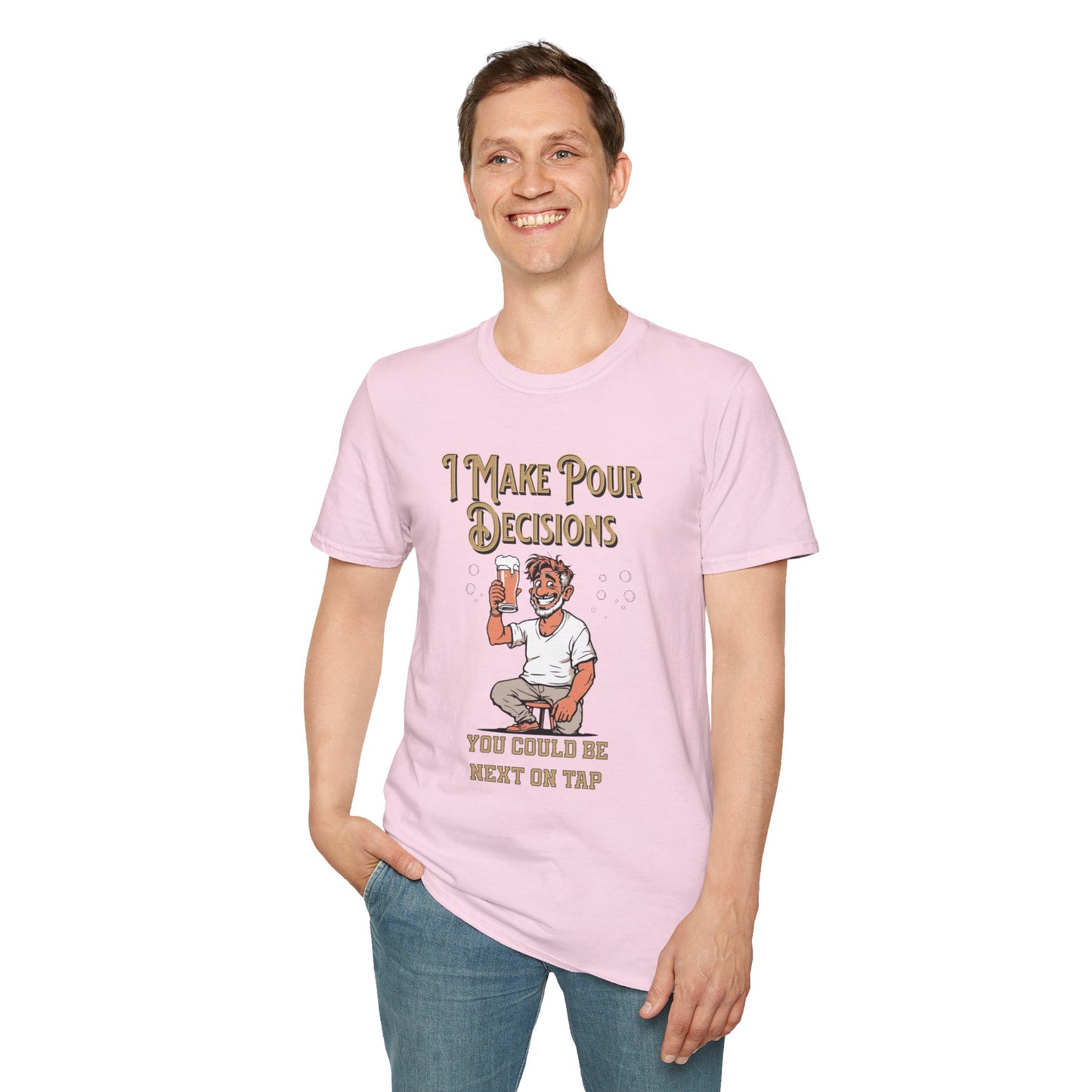 I Make Pour Decisions, Funny Beer Enthusiast Beer Shirt