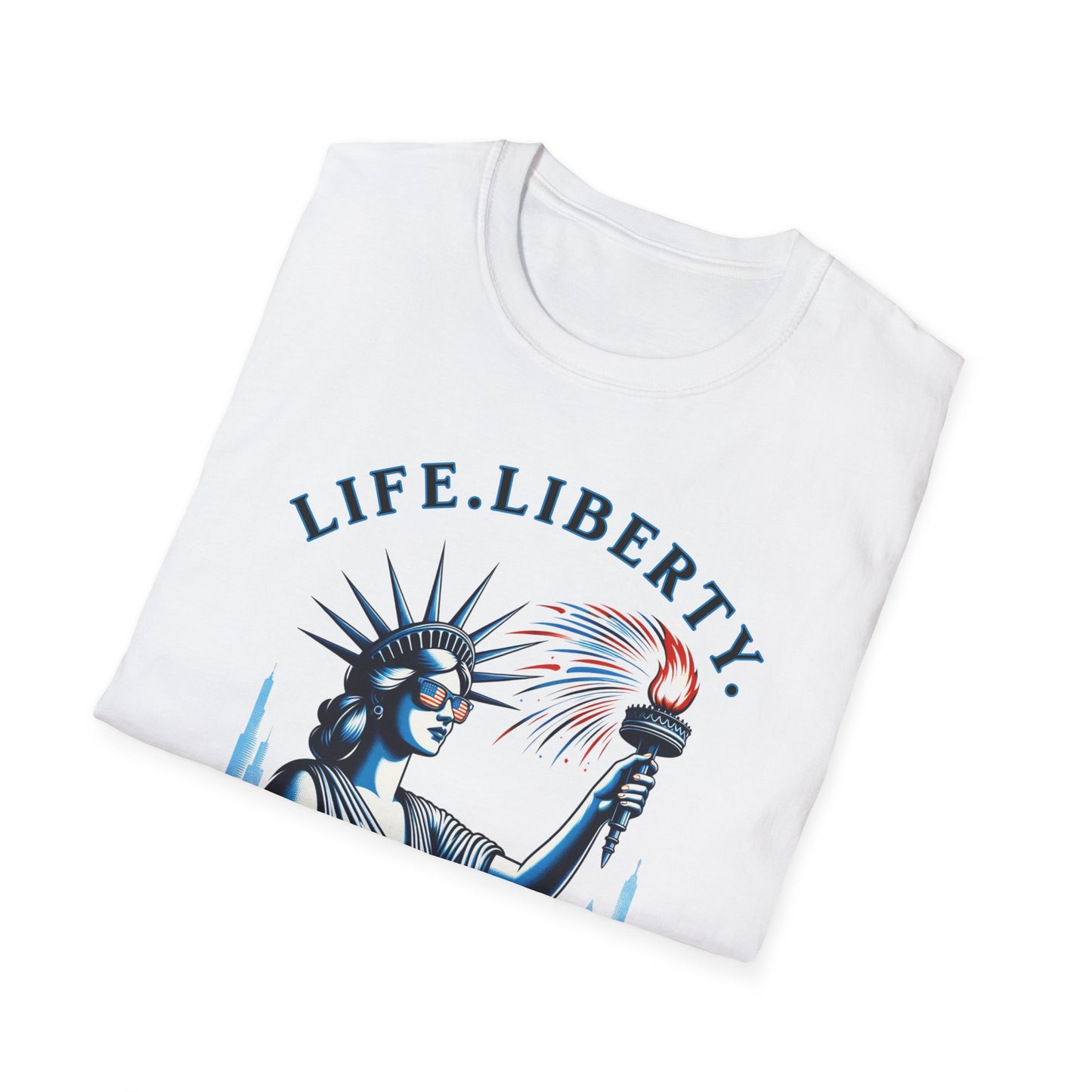 Life Liberty Equality BBQ 4th of July Independence Day Shirt