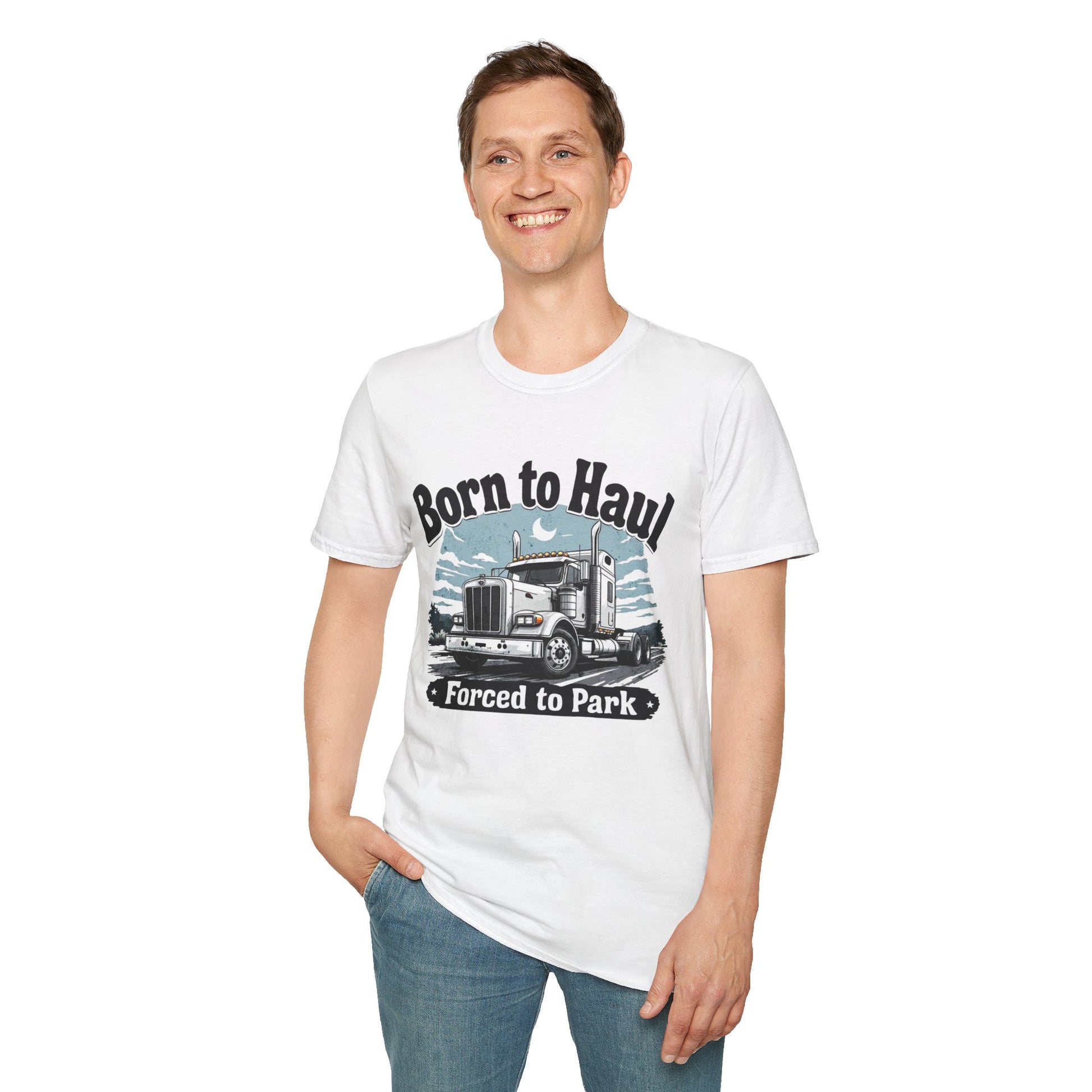 Born to Haul Truck Driver T-Shirt for Truckers